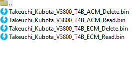 Kubota V3800 T4B delete
